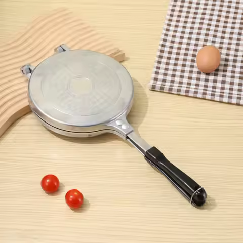 Double Sided Frying Sandwich Grill Pan Aluminum Alloy Nonstick Easy Clean for Quick Home Kitchen Bre