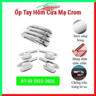 Set of 8 Chrome Plated Door Handle Covers for Mazda BT50 BT-50 2022-2025