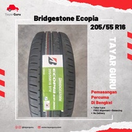 Bridgestone 205/55R16 Ecopia EP300 205 55 16 Tayar Baru (Installation) New Tyre Tire TayarGuru Pasang Wheel Rim Car