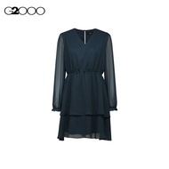 G2000 Layered Hem Chiffon Dress