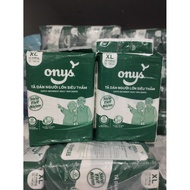 Combo of 4 packs (40 pieces) of Onys convenient diapers size M/L, XL from 38_98kg with anti-spill pa