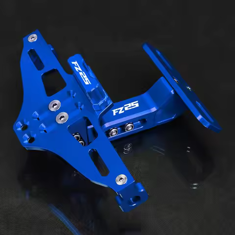 FZ25 For Yamaha FZ1 FZ6 FZ8 FZ09 FZ10 FZ-25 FZ 25 License Plate Holder Number Plate Frame LED Light