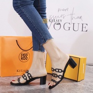 Kelsey 1489 Sepatu Sandal Heels Wanita Import Cantik Murah Terbaru