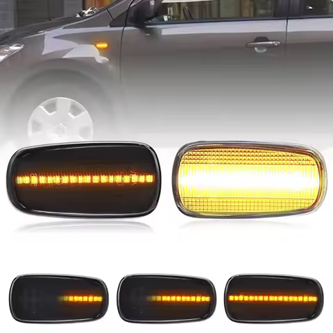 For Toyota Allion Altezza bB Corolla Crown Celsior FunCargo Echo Verso LED Side Marker Lamp Amber Si