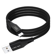 LOGON LOG ON WARSTAR MICRO USB DATA CABLE LO-CB77 18W 3A SUPER FAST CHARGER - Black