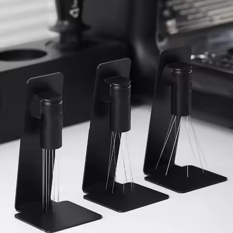 OANKR WDT Tool Espresso Distribution Tool with Magnetic Stand Adjustable Coffee Needle Stirrer Coffe