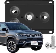 Heavy Duty Front License Plate Frame Compatible with Jeep Compass MP/552, Grand Cherokee WK2,Grand C