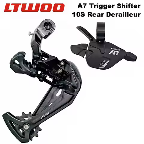 NEW LTWOO A7 10S Bicycle Shift Lever,10Speed Rear Derailleur for 50T/34T/40T MTB Folding Bike Compat