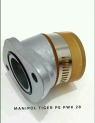 Manipol manifold karburator intake tiger megapro pe 28 karet teflon model miring