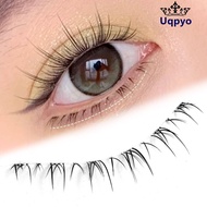 UQPYO Under Eye Lashes, Natural Manga Bottom Lower Eyelashes, Handmade  Band Soft Korean Makeup Mang