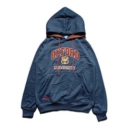 UNIVERSITY COLLEGE MAROON ON NAVY OXFORD HOODIE SWEATER JACKET