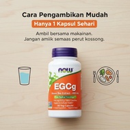 NOW Foods EXP:2028 EGCg 400mg 90 Veggie Caps High Antioxidant Green Tea Extract