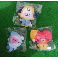 KEYRING BT21 FUWA FUWA OFFICIAL TATA CHIMMY MANG
