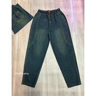Women's baggy paper jeans - Women's paper jeans - Baggy jeans Seluar Jeans Perempuan
