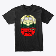 KAOS KERETA API LOKOMOTIF CC 201 VINTAGE LIVERY DKA-PJKA RAILFANS DEWASA DAN ANAK