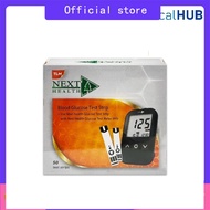 Blood Glucose Test Strip แผ่นตรวจน้ำตาล จำนวน 1 กล่อง บรรจุ 50 ชิ้น Next Health 19428