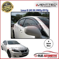 Lexus IS (XE20) 2006-2013 Venttec Premium Acrylic 3mm Door Visor 3"