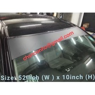 10” X 52” Flat Matte Black Car Sticker Vinyl Film Sheets Wrap Car Body Sticker Decal