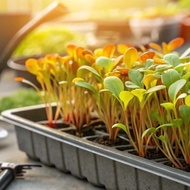 Organic Calendula Marigold Microgreens Mild Edible Greens 8g (120 Seeds) Fast Harvest Easy Grow