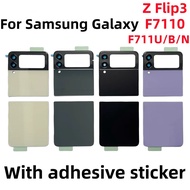 Back Cover Glass Replacement For Samsung Galaxy Z Flip3 F7110 F711U F711B F711N Battery Cover Rear D