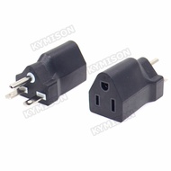 Nema 6-15P to 5-15R US Plug Adapter American 3 Prong Electrical Converter Plug 15 Amp 240V Power Ada