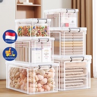 NDD Transparent Storage Box Extra Large Thick Plastic Storage Box Household Clothes Toy Storage Box 