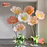 BEAUTY Simulate Giant Flower, Simulated giant Large Artificial Flower,  Paper 60cm Fake Flower Head 