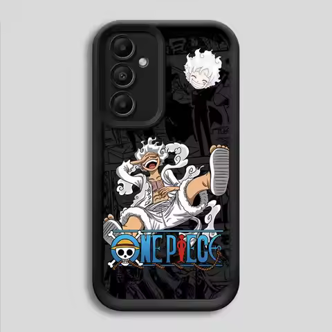 O-One Piece Luffy 5 Gear TPU Soft Phone Case for Samsung Galaxy A14 A23 A12 A36 A56 A26 A22 A33 A16 