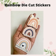 TERBARU Sticker Hp Sticker Laptop Sticker Tumblr Aesthetic Rainbow Die