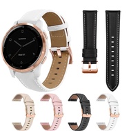 20mm Strap For Garmin Vivoactive 5 Leather Band For Garmin Vivomove Trend/Venu 2 Plus/SQ/Forerunner 245 645 Watchband