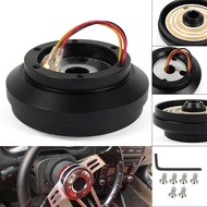 Car Modified Steering Wheel Base 6-Hole Steering Wheel Adapter 174H Suitable for 79-04 Ford Mustang