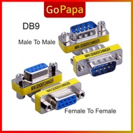1pc DB9 Mini Gender Changer 9-Pin D-Sub RS232 Female To Female | Male To Male Converter Adapter