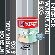 Cat Tembok Vinilex Silver Ion Nippon Paint Interior Warna Abu 5kg 