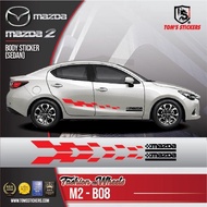 MAZDA 2 CAR BODY STICKER SET M2 - B08