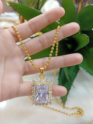 Necklace + Pendant Gold Suasa 375/18K
