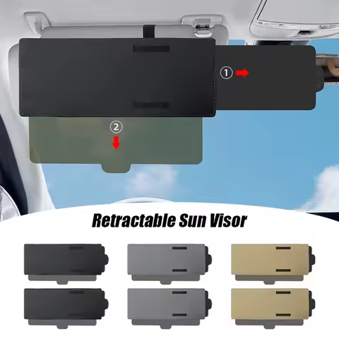 1Pcs Car Sun Visor Extender Anti-glare Sun Blocker Car Window Sunshade And UV Rays Blocker Universal