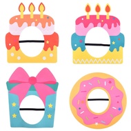 First Birthday Decoration Props Selfie Hat Egg Party Decoration Set Cat Cat