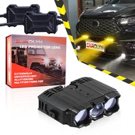High Power Car Spotlight with Fan LED Grille Driving Fog Work Light 12V 24v External Auxiliary Light