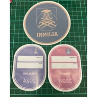 Sticker Kereta Uitm Alumni / Pelajar / Staff 2024 Car Sticker