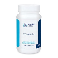 【Klaire Labs】维他命D Vitamin D3 5000IU - 100caps