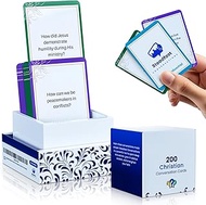 Christian Conversation Cards Game - 200 Faith-Based Conversation Starters for Bible Games Study, You