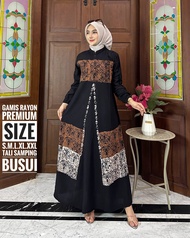 Batik Usman - Gamis Terbaru twill rayon premium pekalongan gamis twil batik cap super abstrak - Home