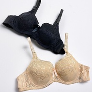 FELANCY 01048 Women's Bra - Underwire - Thin Foam - 2 Hooks, Size 36A 40A, Comfortable to Wear