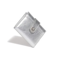 Mini Daisy Photo Slot Card Holder Card Wallet silver