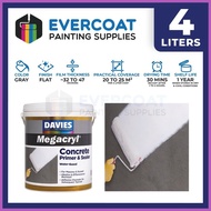 ☩ ☢ ❈ Davies Paints Gray Concrete Primer & Sealer 4-Liters