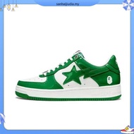 BAPE STA Ortholite White Red Low Top Casual Board Shoes