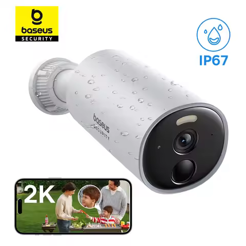 Baseus Security B1 Outdoor Camera 2K Wireless Wifi Camera Security Protection System 24/7 Recording 