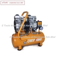 OUTSTANDING OIL FREE 2HP 15 LITER TANK AIR COMPRESSOR, 0 TO 7 BAR BREATHING TIME 25 SECONDS