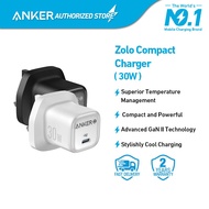 Anker Zolo Compact USB C GaN Charger (30W) | BLACK / WHITE