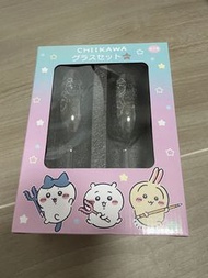 一對日本Chiikawa 玻璃杯景品 香檳杯 高身酒杯